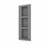Wedi Niche de douche préfabriquée avec tablettes ajustables 16 × 42 × 4 po