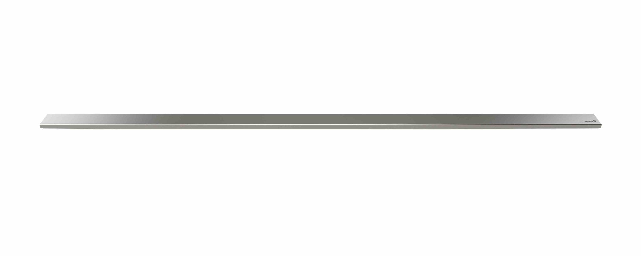 Wedi - Plaque de couverture de drain Fundo Riolito en acier inoxydable - Modèle Standard - 1 5/8" x 43 1/4" x 3/4"