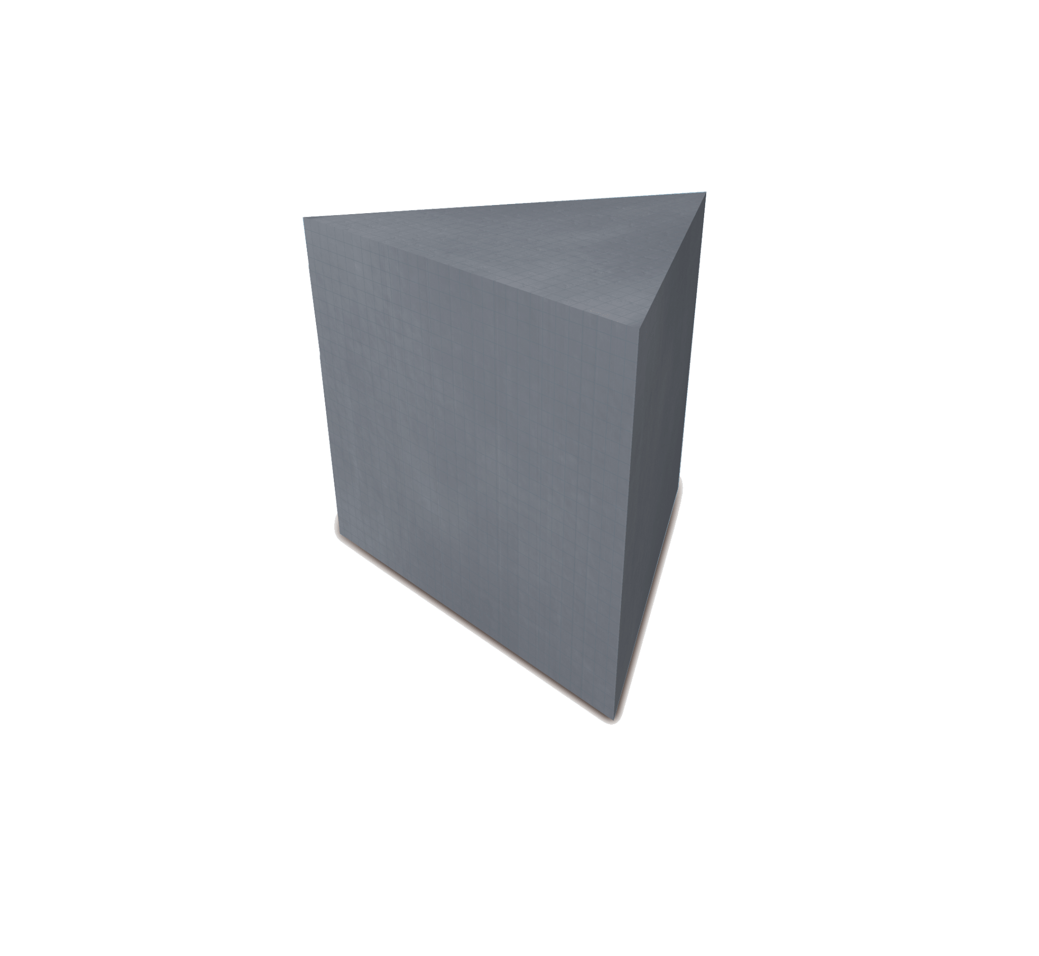 Wedi - Siège triangulaire en mousse pleine - 23" x 23"