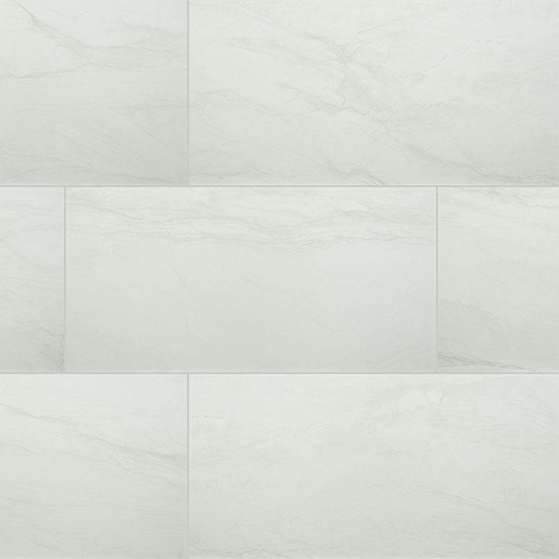 MSI Surfaces - Ceramic Tile - Durban White Matte 12" x 24" ||NDURWHI1224