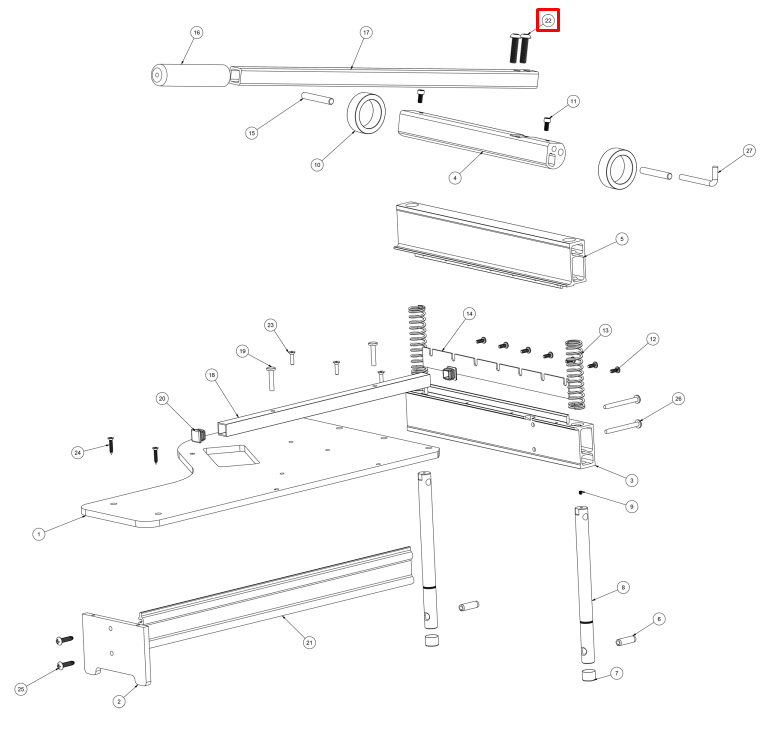 Marshalltown - Vis à tête ronde plaquée zinc de remplacement 1-1/4" pour les coupe-planchers 29305 et 32628