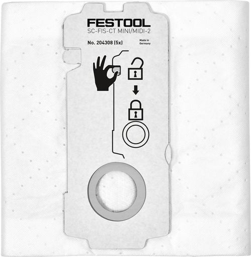 Festool - Sac filtre SELFCLEAN SC-FIS-CT MINI/MIDI-2/5/CT15