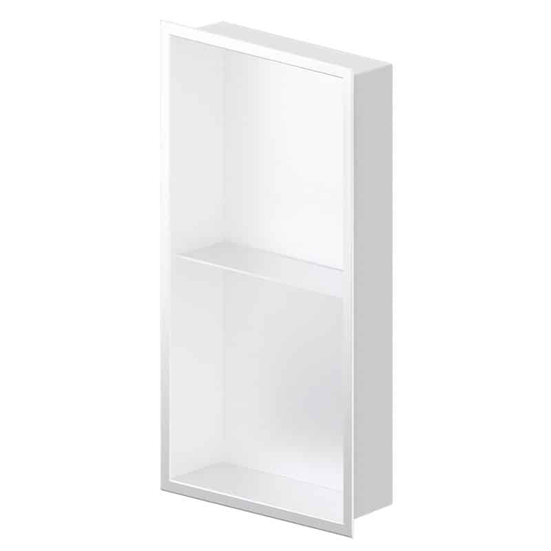 Zvelt - Acia - Niche murale blanc mat - 24″ x 12″ ||ALC-ACIA-24X12T-W15 - Ceramed