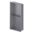 Zvelt - Acia - Niche murale gris mat - 24″ x 12″ ||ALC-ACIA-24X12T-G15 - Ceramed