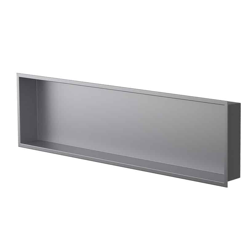Zvelt - Alba - Niche murale gris mat - 12″ x 48″ ||ALC-ALB-12X48-G15 - Ceramed