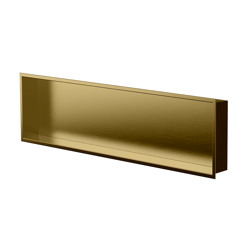 Zvelt - Alba - Niche murale PVD or - 12″ x 48″ ||ALC-ALB-12X48-PVD-G - Ceramed