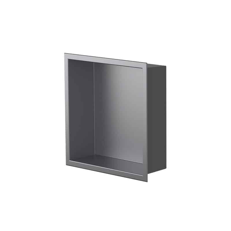 Zvelt - Ally - Niche murale gris mat - 12″ x 12″ ||ALC-ALLY-12X12-G15 - Ceramed