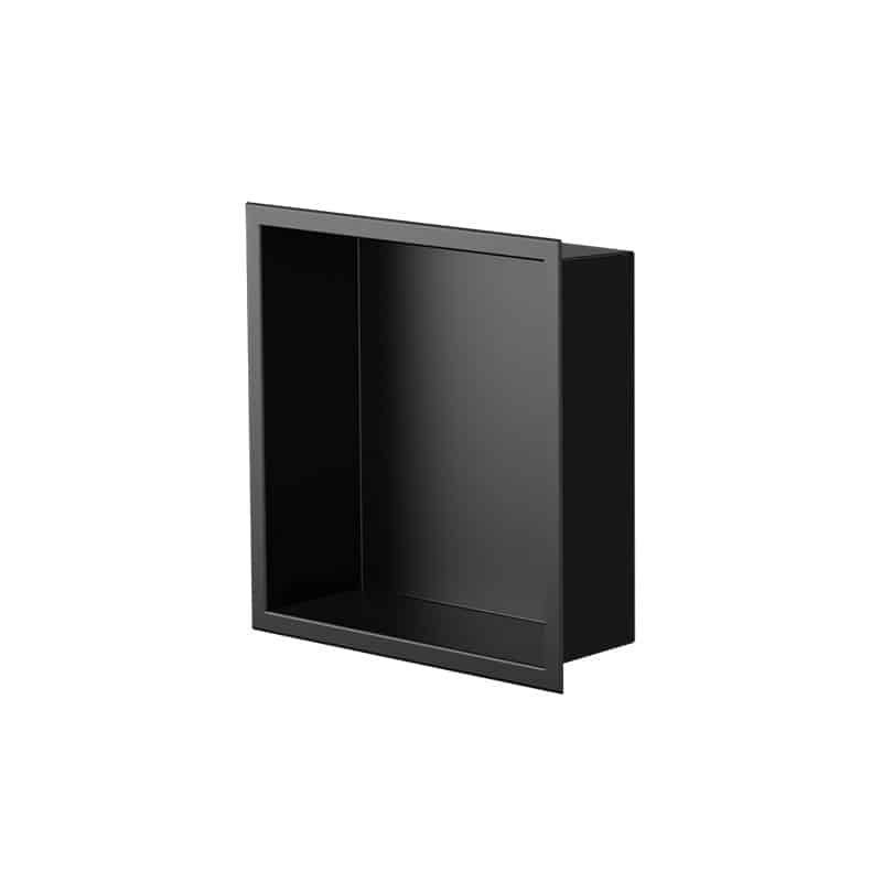 Zvelt - Ally - Niche murale noir mat - 12″ x 12″ ||ALC-ALLY-12X12-B15 - Ceramed