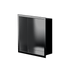 Zvelt - Ally - Niche murale PVD noir - 12″ x 12″ ||ALC-ALLY-12X12-PVD-B - Ceramed