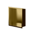 Zvelt - Ally - Niche murale PVD or - 12″ x 12″ ||ALC-ALLY-12X12-PVD-G - Ceramed