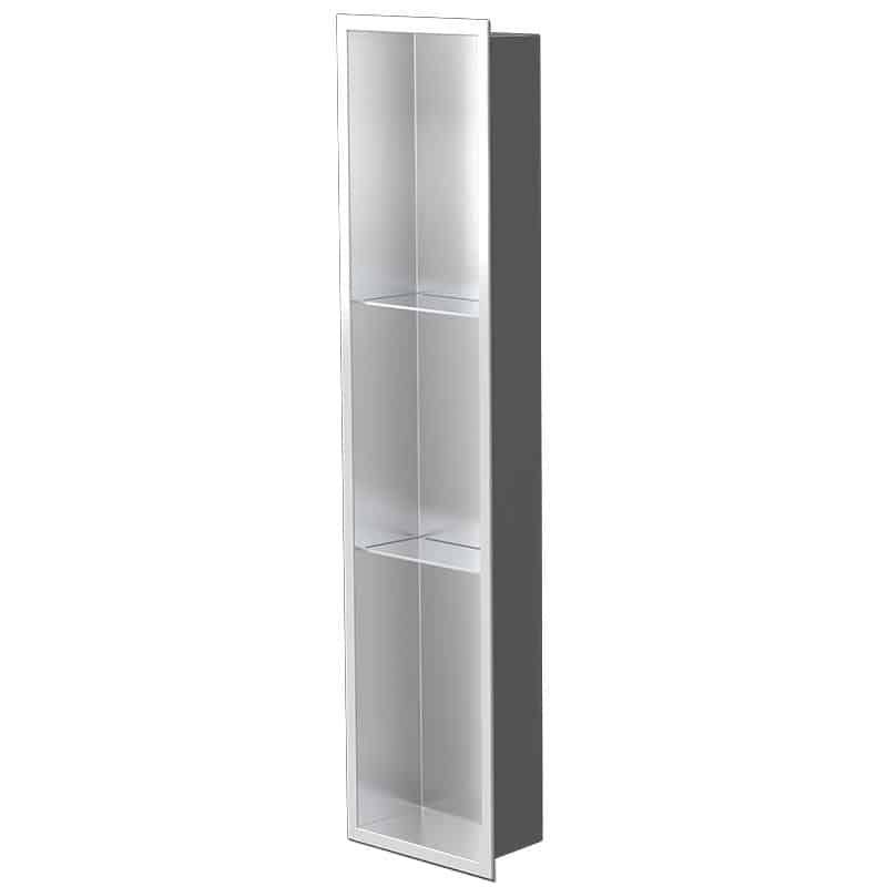 Zvelt - Ana - Niche murale acier inoxydable - 36″ x 8″ ||ALC-ANA-36X8T-BSS - Ceramed