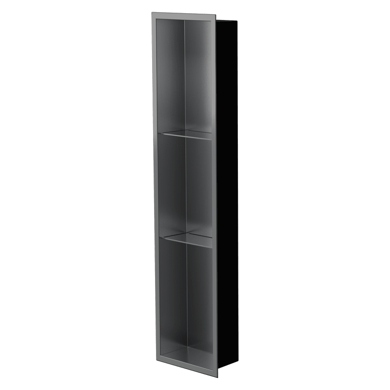 Zvelt - Ana - Niche murale PVD noir - 36″ x 8″ ||ALC-ANA-36X8T-PVD-B - Ceramed