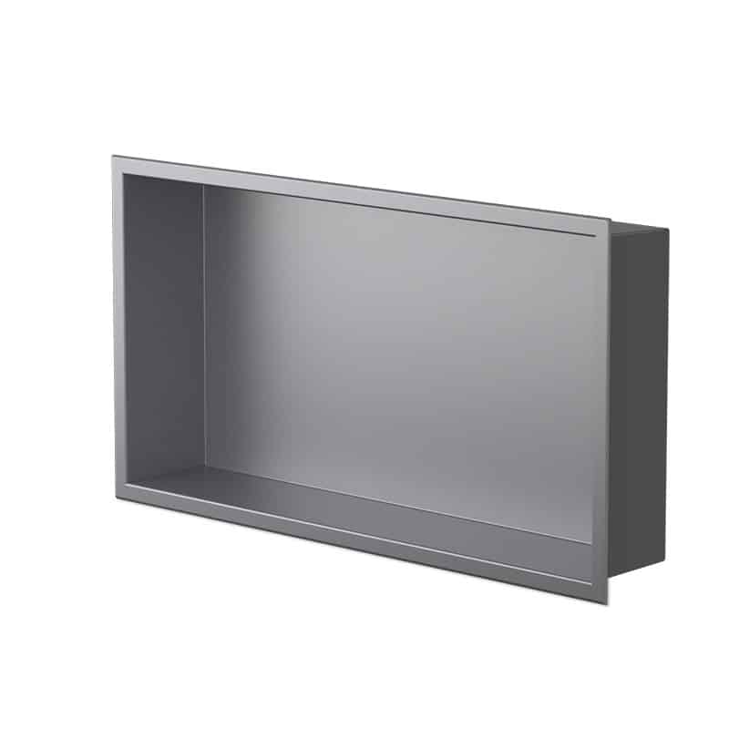 Zvelt - Andy - Niche murale gris mat - 12″ x 24″ ||ALC-AND-12X24-G15 - Ceramed