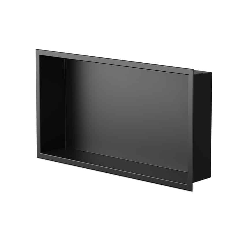 Zvelt - Andy - Niche murale noir mat - 12″ x 24″ ||ALC-AND-12X24-B15 - Ceramed