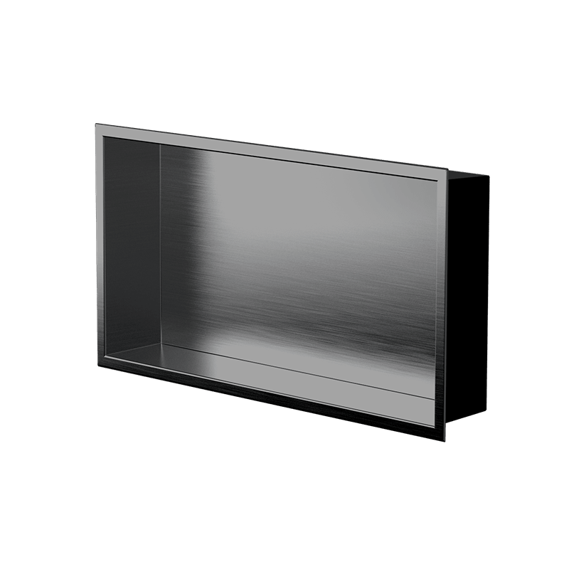 Zvelt - Andy - Niche murale PVD noir - 12″ x 24″ ||ALC-AND-12X24-PVD-B - Ceramed