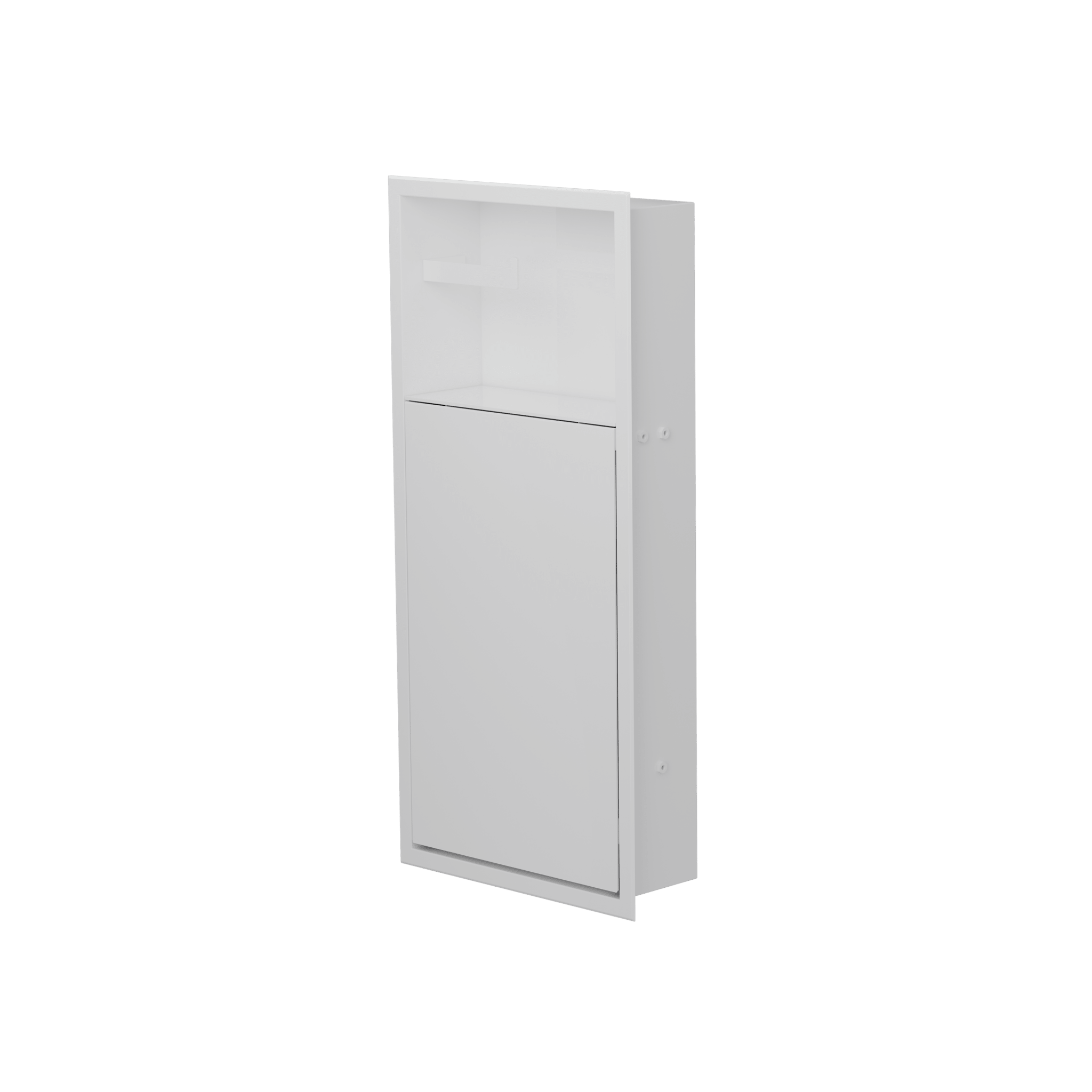 WC Niche Zvelt blanc mat fermée