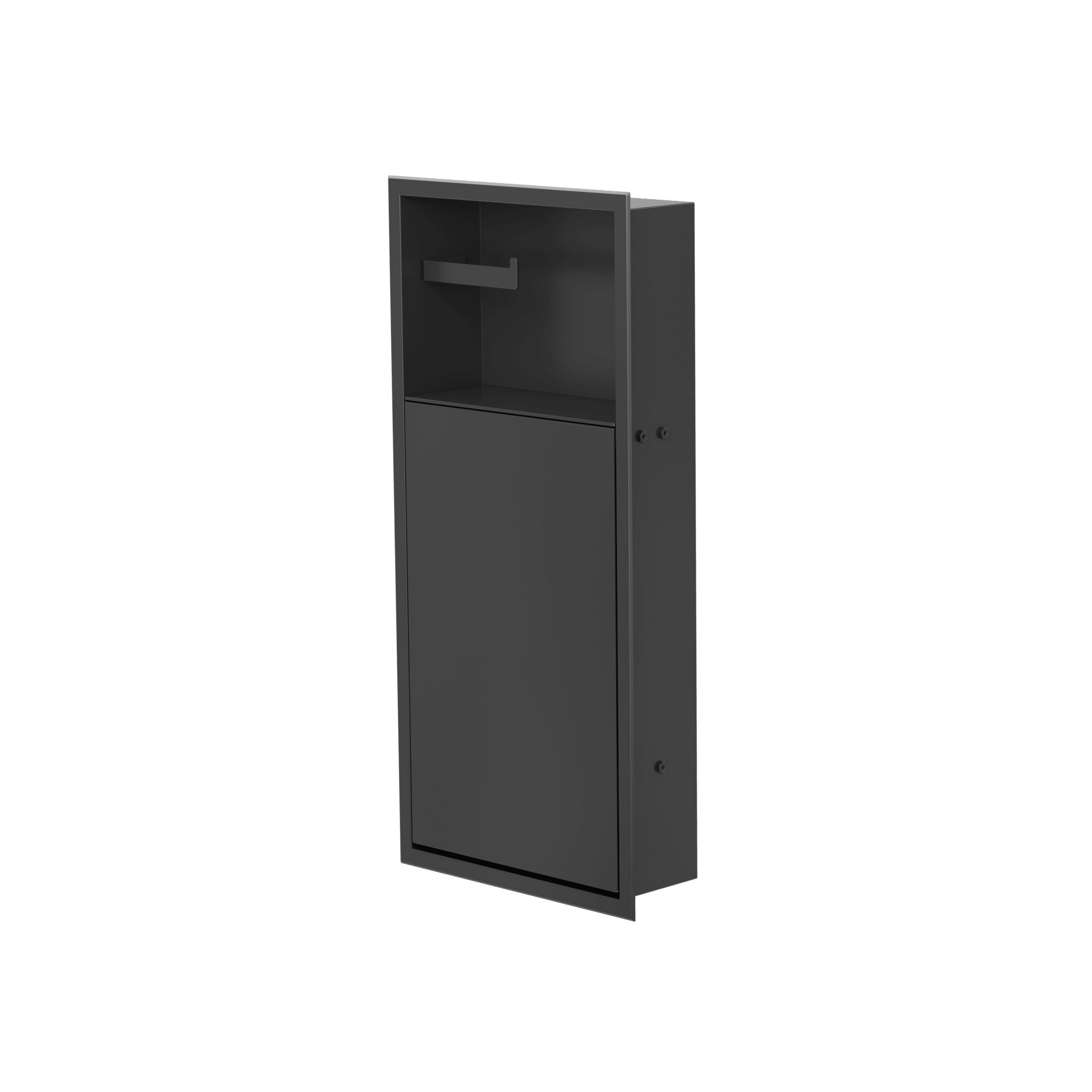 WC Niche Zvelt noir mat fermée