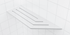 Zvelt - Tablette de coin blanc lustré - 4″ x 12″ ||TC-A12-W100 - Ceramed