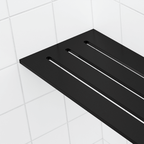 Zvelt - Tablette de coin noir mat - 4″ x 8″ ||TC-A8-B15 - Ceramed