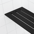 Zvelt - Tablette de coin noir mat - 4″ x 8″ ||TC-A8-B15 - Ceramed