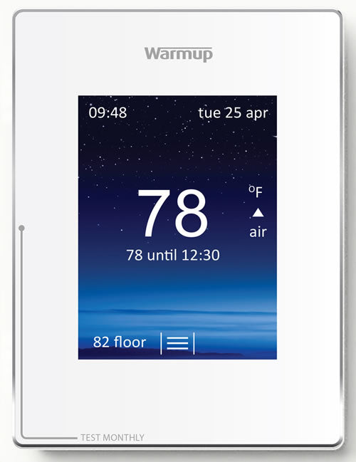 WarmUP 4IE - Programmable Touch Thermostat