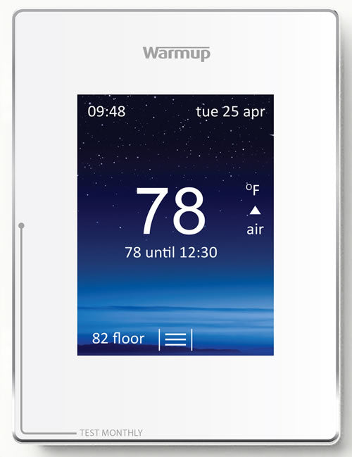 WarmUP 4IE - Thermostat Tactile Programmable