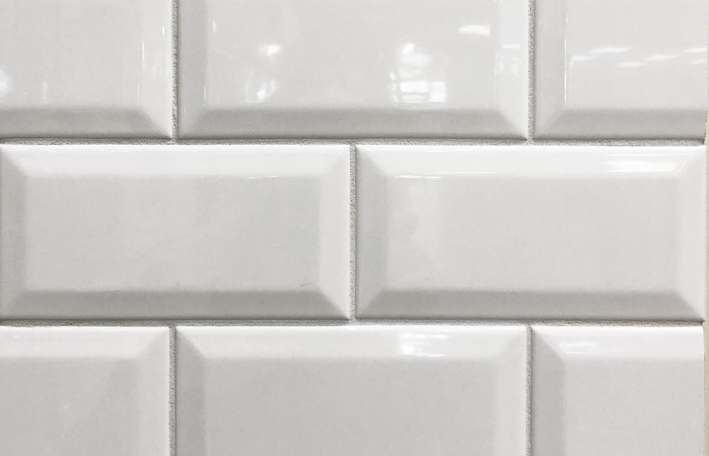 White Glossy Metro Tiles - 3X6 / 4X12 / 4X16 / 8X16 / 12X24