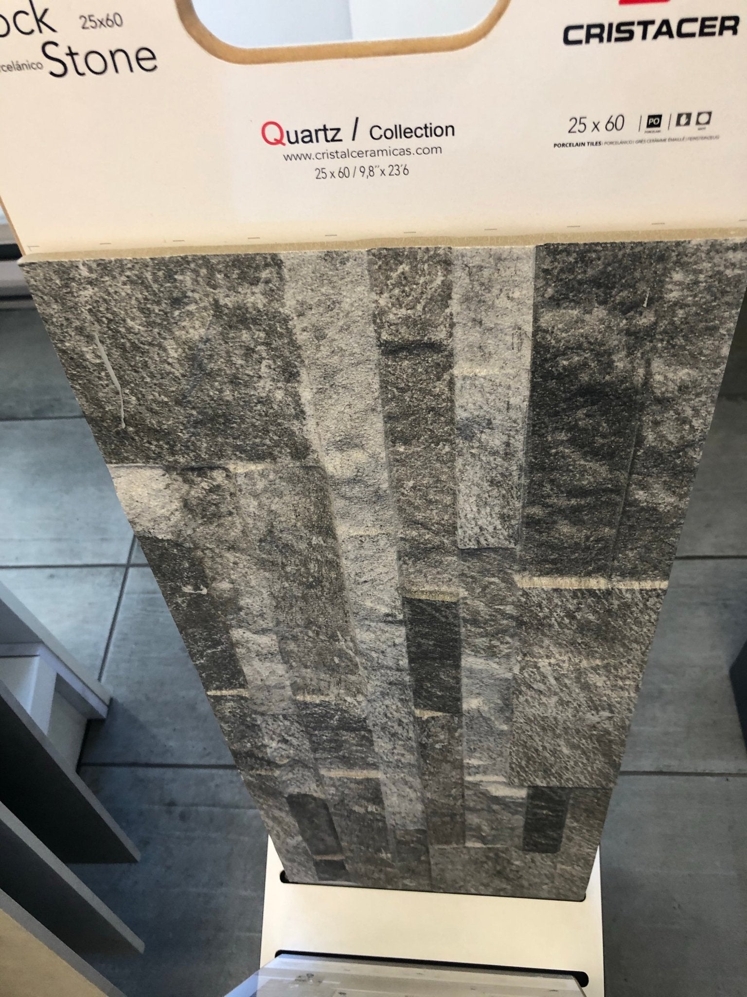 Ceramed - Quartz Grey - 10X24 - Ceramed