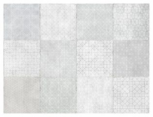 Ceramed - Trazos White - 8X8 - Ceramed