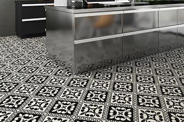 Ceramed - Vivienne Nero - 8X8 - Ceramed