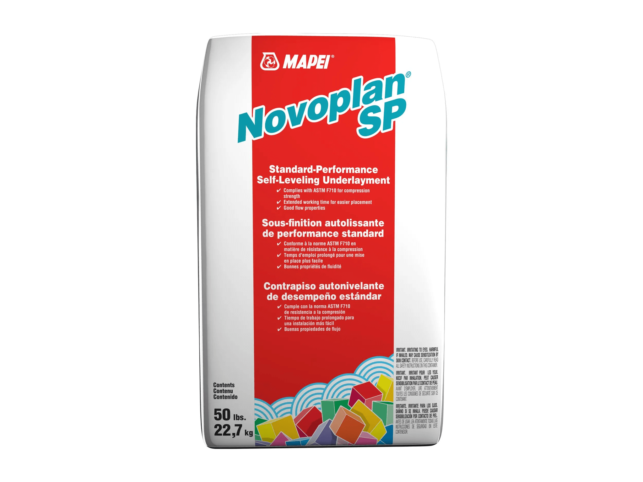 Mapei - Novoplan SP - Sous-finition autolissante - 50 lb - Ceramed
