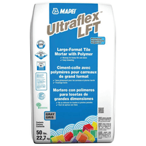 Mapei - Ultraflex LFT - Ciment-colle pour carreaux lourds de grand format - Gris 50 lb - Ceramed